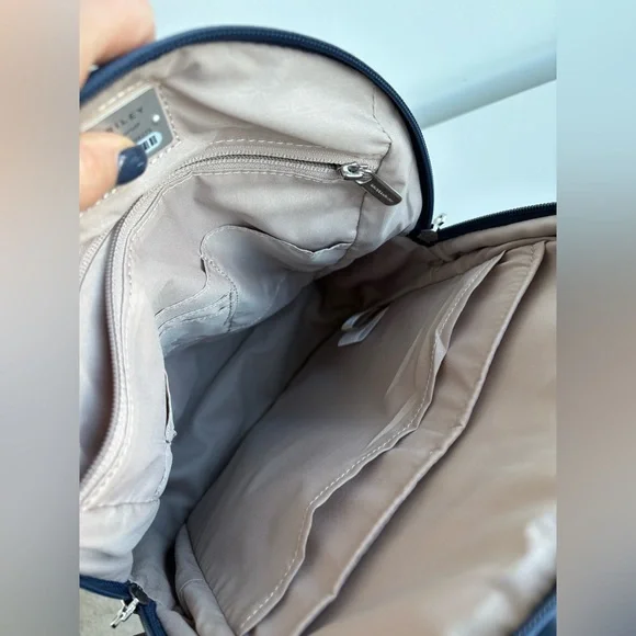 NWOT Briggs & Riley slim Rhapsody navy backpack - Picture 14 of 15